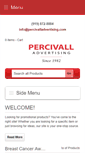 Mobile Screenshot of percivalladvertising.com