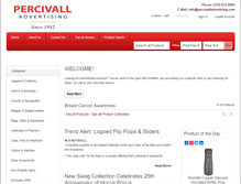 Tablet Screenshot of percivalladvertising.com